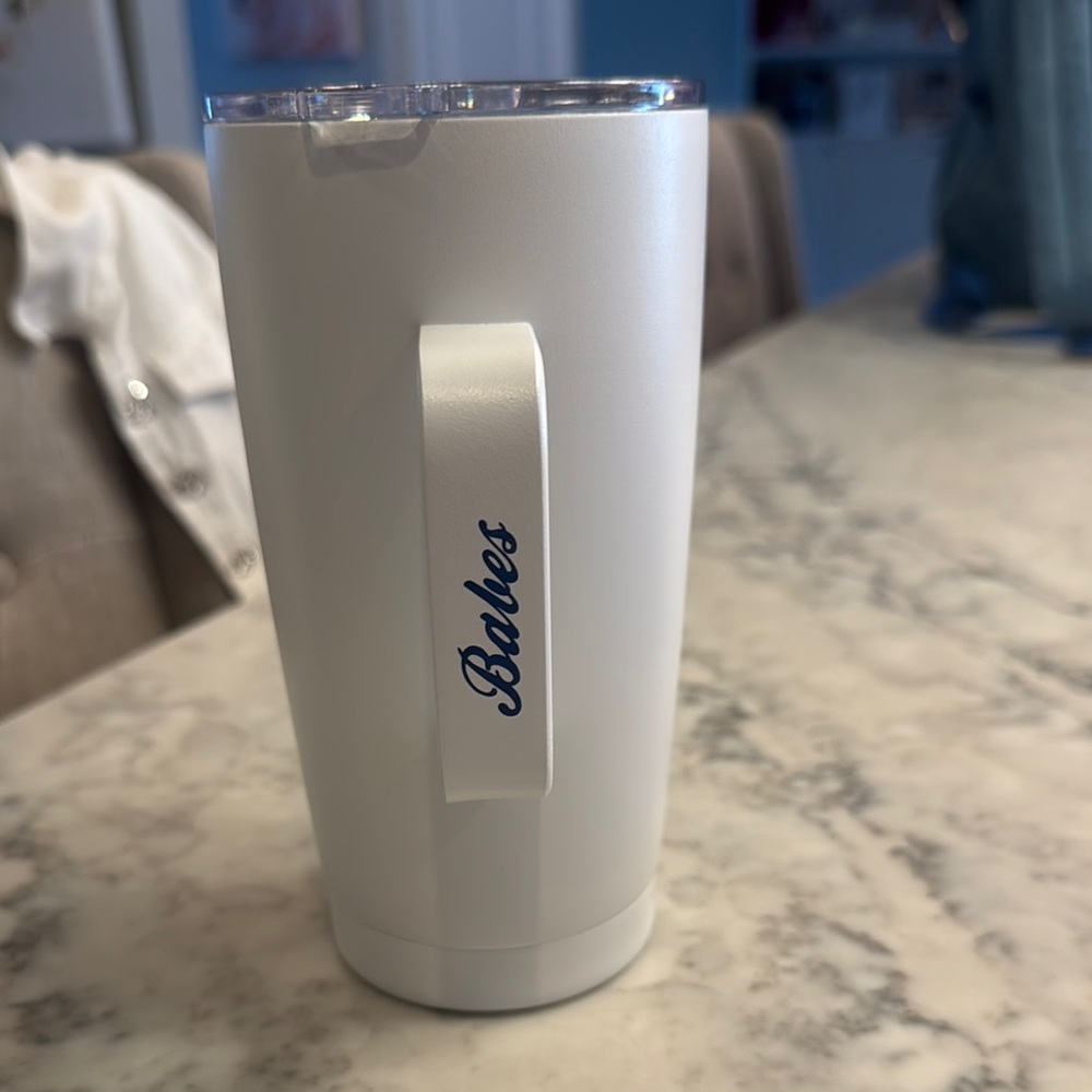 White Insulated Tumbler for Coffee and Tea